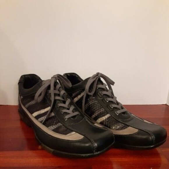 Men's Black Leather Impulse Sports Culture - Size 9.5 - Picture 1 of 6